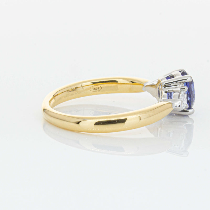 18ct Yellow Gold 1.25ct Sapphire & Diamond Ayla Ring-Ring-Walker & Hall