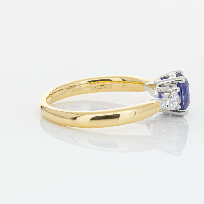 18ct Yellow Gold 1.25ct Sapphire & Diamond Ayla Ring-Ring-Walker & Hall