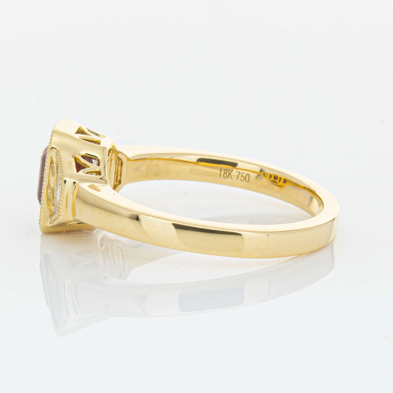 18ct Yellow Gold 1.59ct Ruby & Diamond Ring-Ring-Walker & Hall