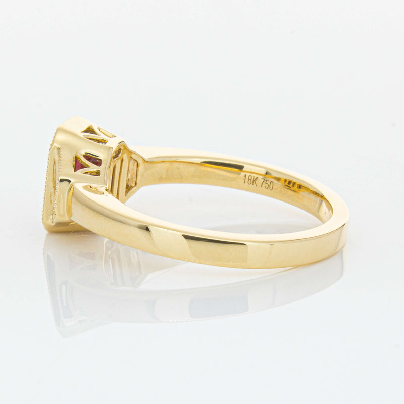 18ct Yellow Gold 1.59ct Ruby & Diamond Ring-Ring-Walker & Hall