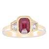 18ct Yellow Gold 1.59ct Ruby & Diamond Ring-Ring-Walker & Hall