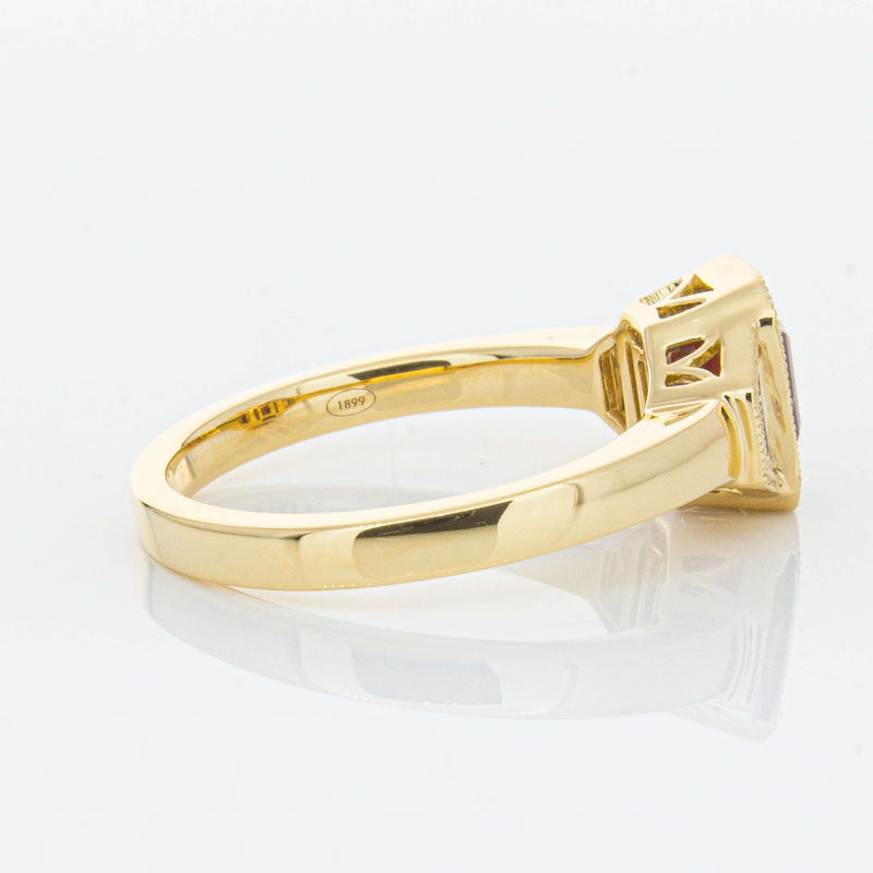 18ct Yellow Gold 1.59ct Ruby & Diamond Ring-Ring-Walker & Hall