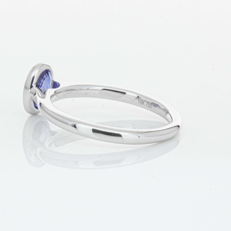 18ct White Gold 1.14ct Sapphire Natalia Ring-Ring-Walker & Hall