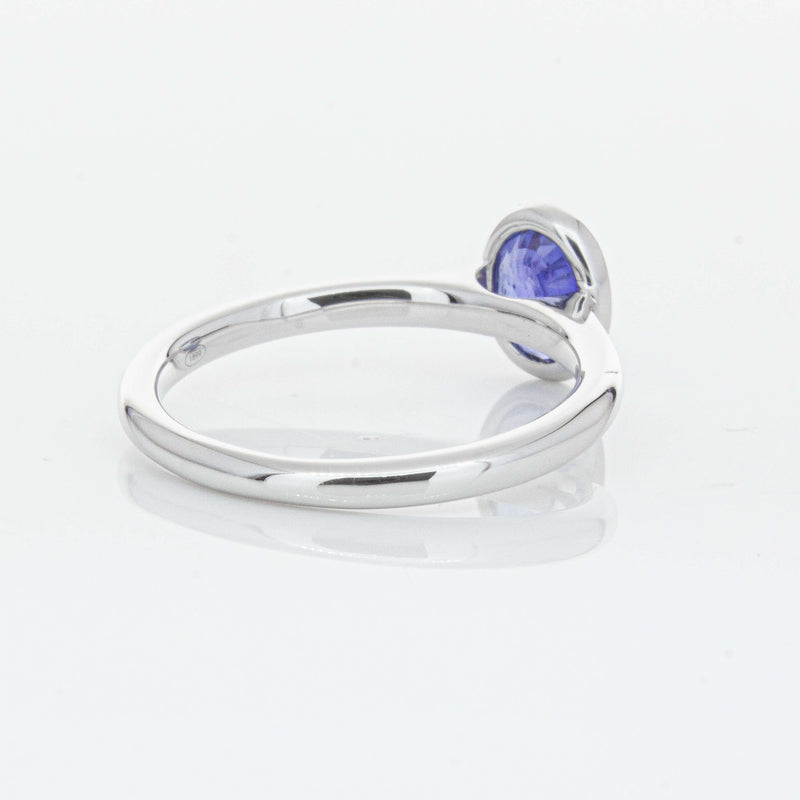 18ct White Gold 1.14ct Sapphire Natalia Ring-Ring-Walker & Hall