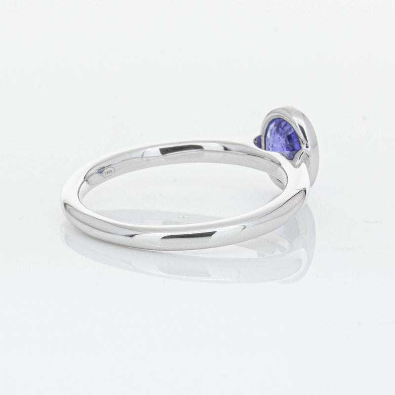 18ct White Gold 1.14ct Sapphire Natalia Ring-Ring-Walker & Hall