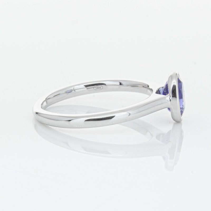 18ct White Gold 1.14ct Sapphire Natalia Ring-Ring-Walker & Hall