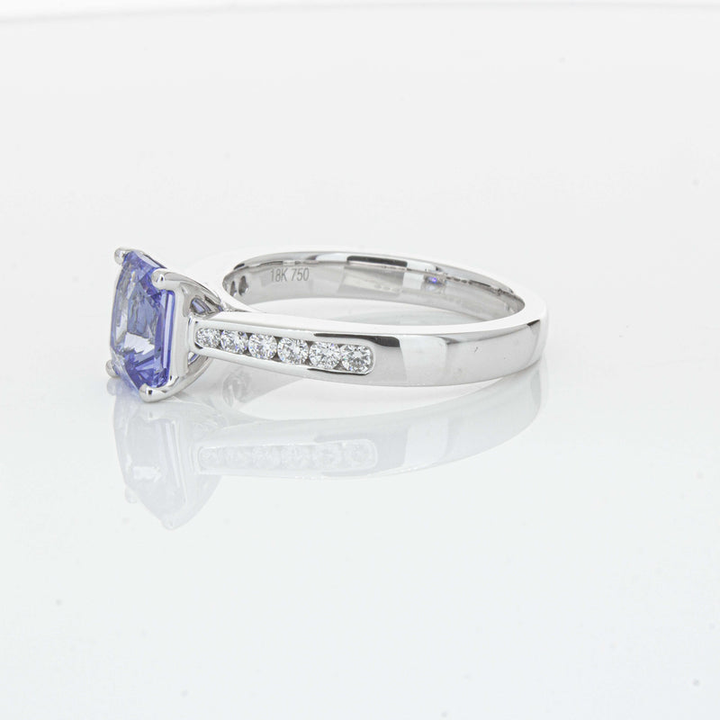 18ct White Gold 1.89ct Sapphire Avalon Ring-Ring-Walker & Hall