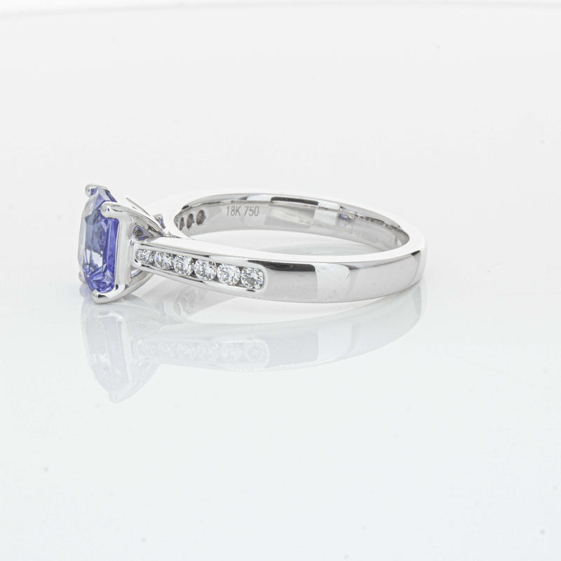 18ct White Gold 1.89ct Sapphire Avalon Ring-Ring-Walker & Hall