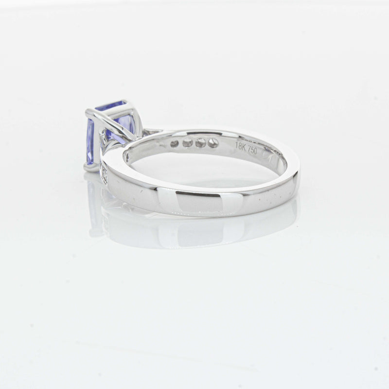 18ct White Gold 1.89ct Sapphire Avalon Ring-Ring-Walker & Hall