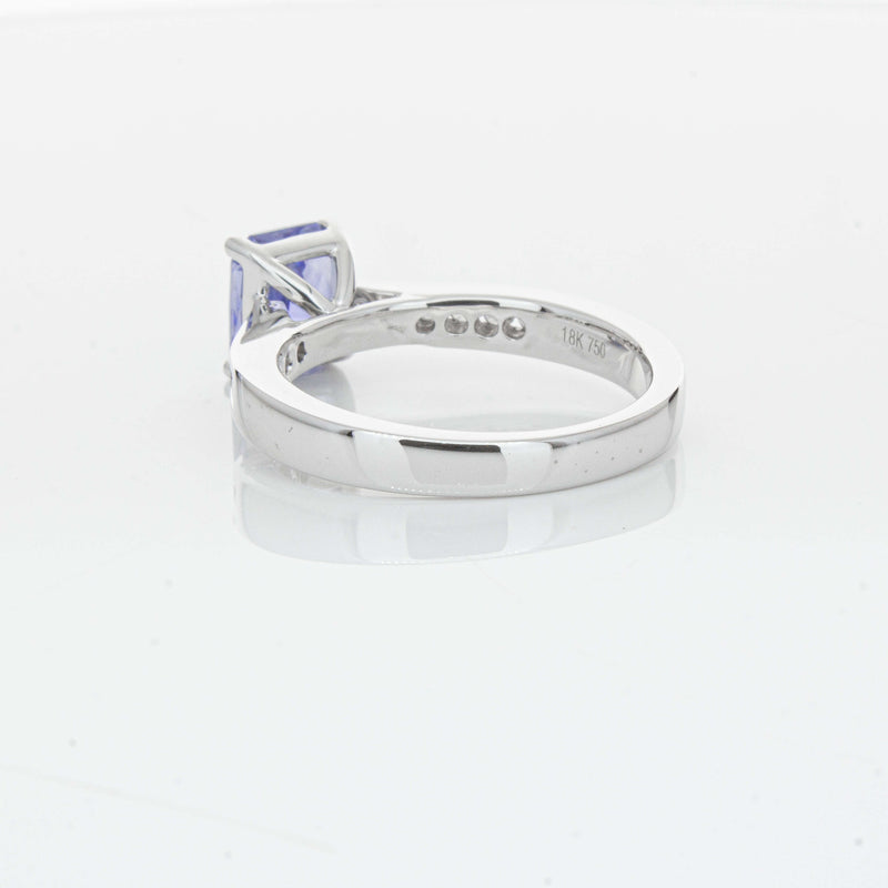 18ct White Gold 1.89ct Sapphire Avalon Ring-Ring-Walker & Hall