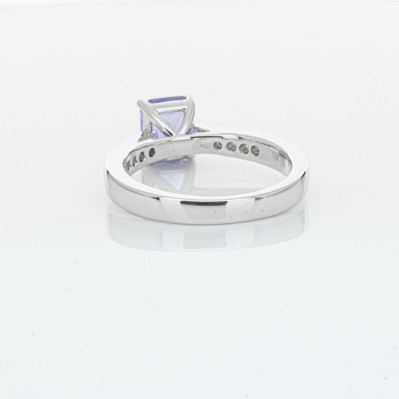 18ct White Gold 1.89ct Sapphire Avalon Ring-Ring-Walker & Hall