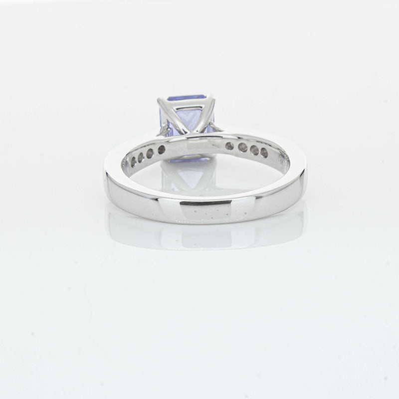 18ct White Gold 1.89ct Sapphire Avalon Ring-Ring-Walker & Hall