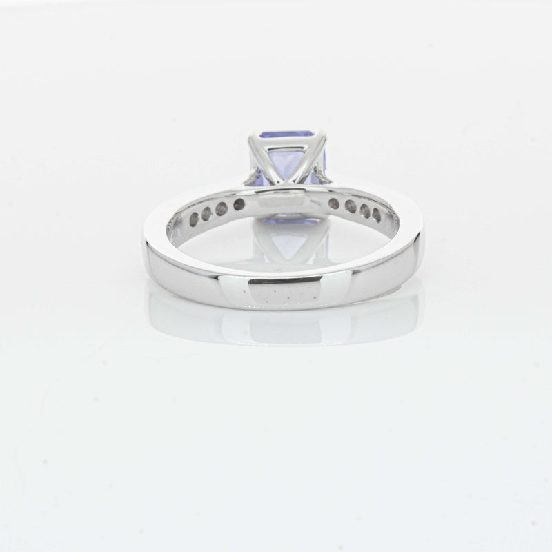 18ct White Gold 1.89ct Sapphire Avalon Ring-Ring-Walker & Hall