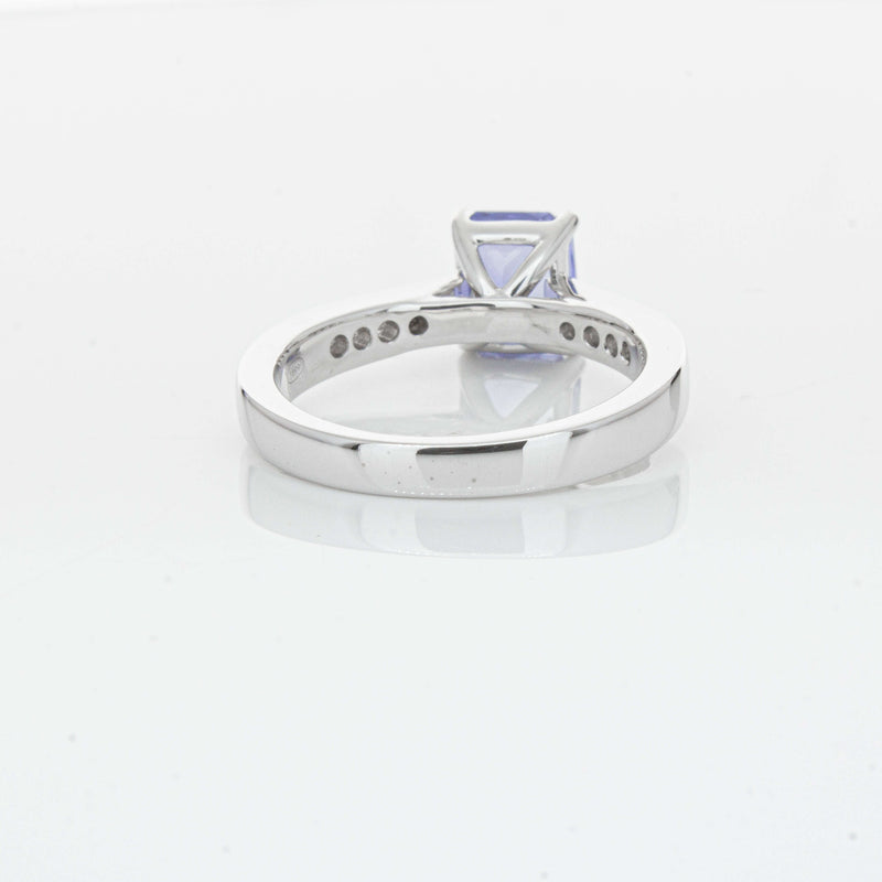18ct White Gold 1.89ct Sapphire Avalon Ring-Ring-Walker & Hall