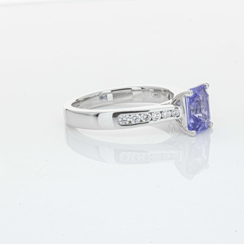 18ct White Gold 1.89ct Sapphire Avalon Ring-Ring-Walker & Hall