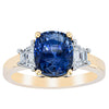18ct Yellow Gold 3.90ct Sapphire & Diamond Ring-Ring-Walker & Hall