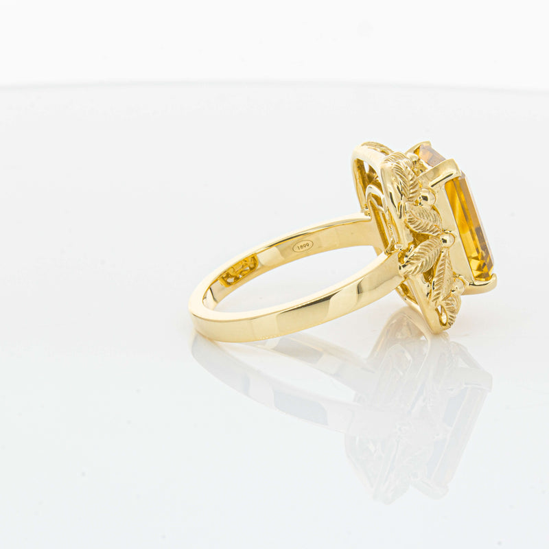 18ct Yellow Gold 5.56ct Citrine Ring-Ring-Walker & Hall