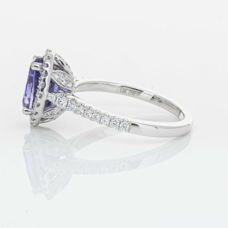 18ct White Gold 2.75ct Sapphire & Diamond Sierra Ring-Ring-Walker & Hall