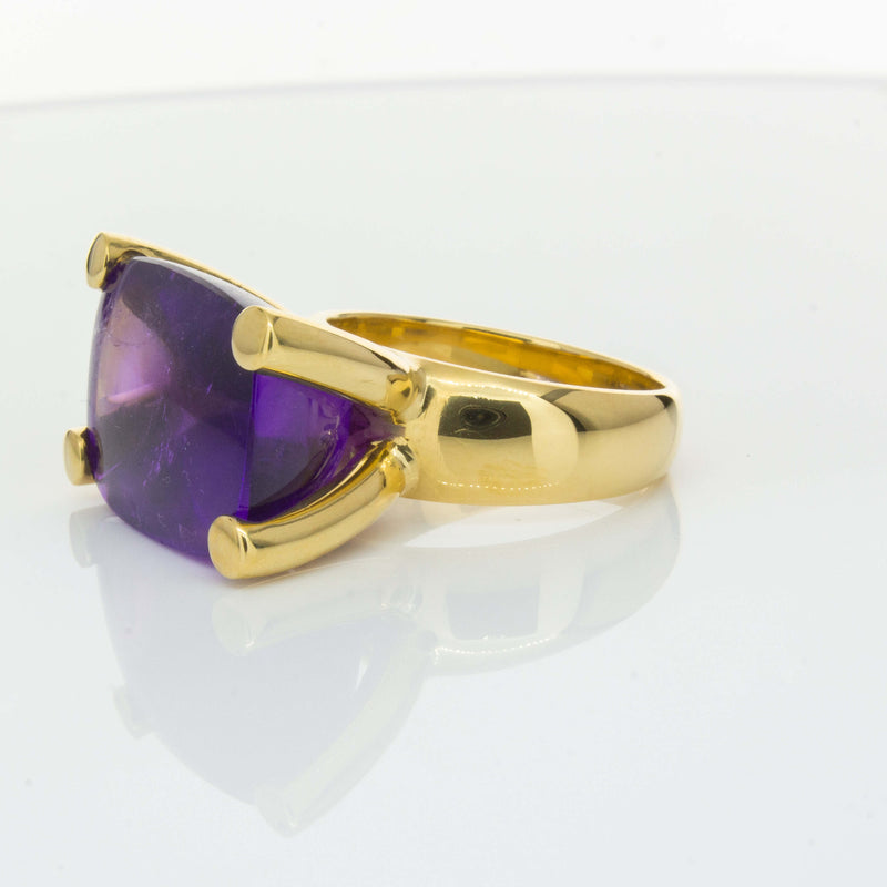Deja Vu 18ct Yellow Gold 17.52ct Amethyst Ring-Ring-Walker & Hall