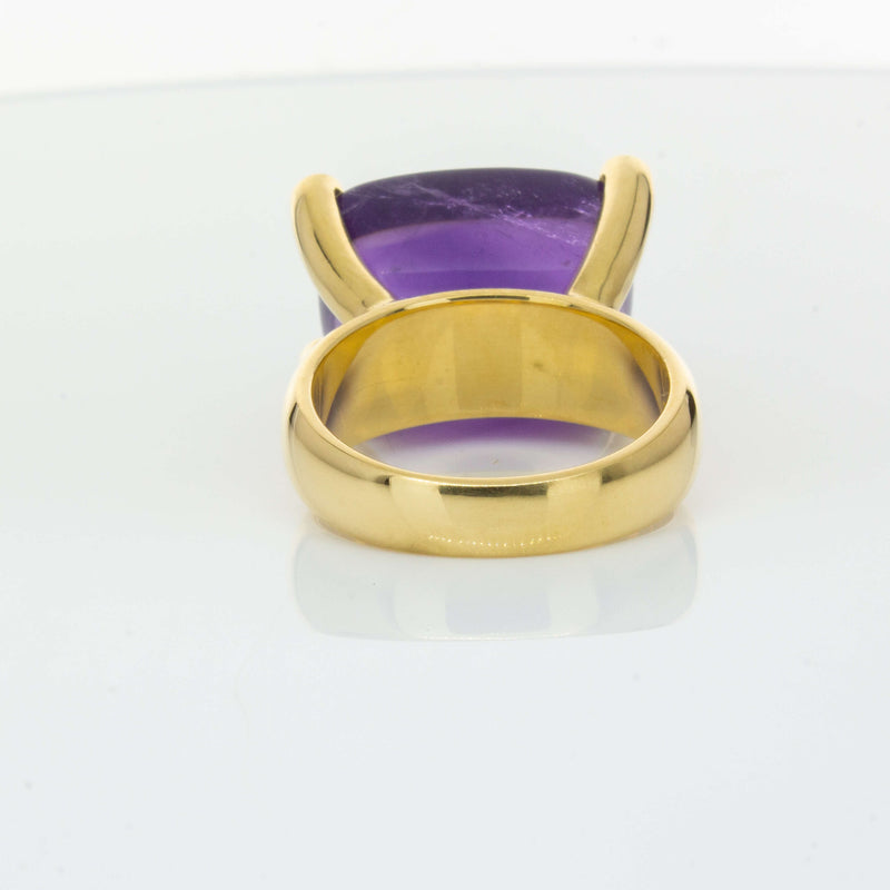 Deja Vu 18ct Yellow Gold 17.52ct Amethyst Ring-Ring-Walker & Hall