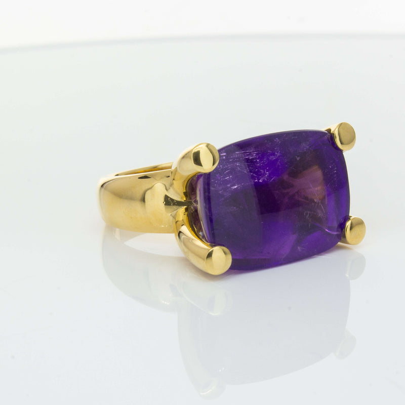 Deja Vu 18ct Yellow Gold 17.52ct Amethyst Ring-Ring-Walker & Hall
