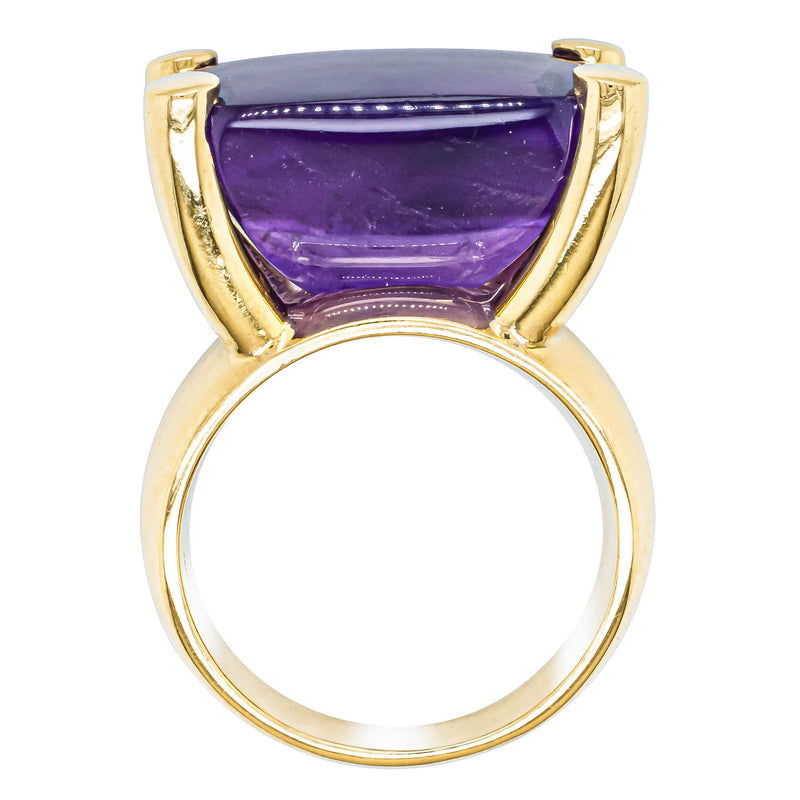 Deja Vu 18ct Yellow Gold 17.52ct Amethyst Ring-Ring-Walker & Hall