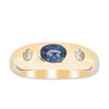 9ct Yellow Gold .66ct Blue Sapphire and Diamond Kylie Ring-Ring-Walker & Hall