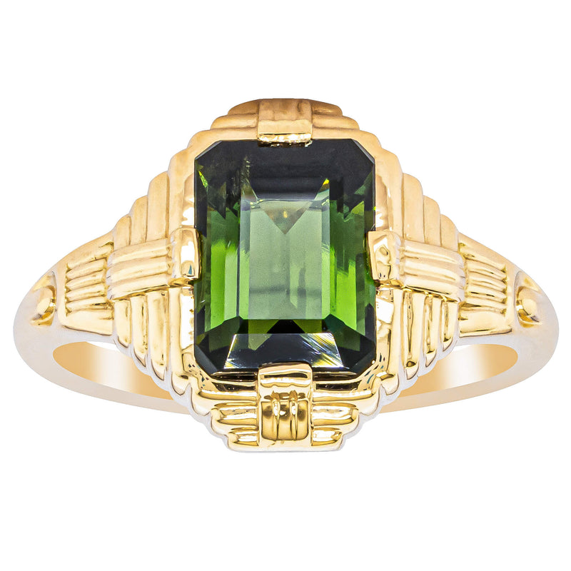 14ct Yellow Gold 2.38ct Tourmaline Nile Ring-Ring-Walker & Hall