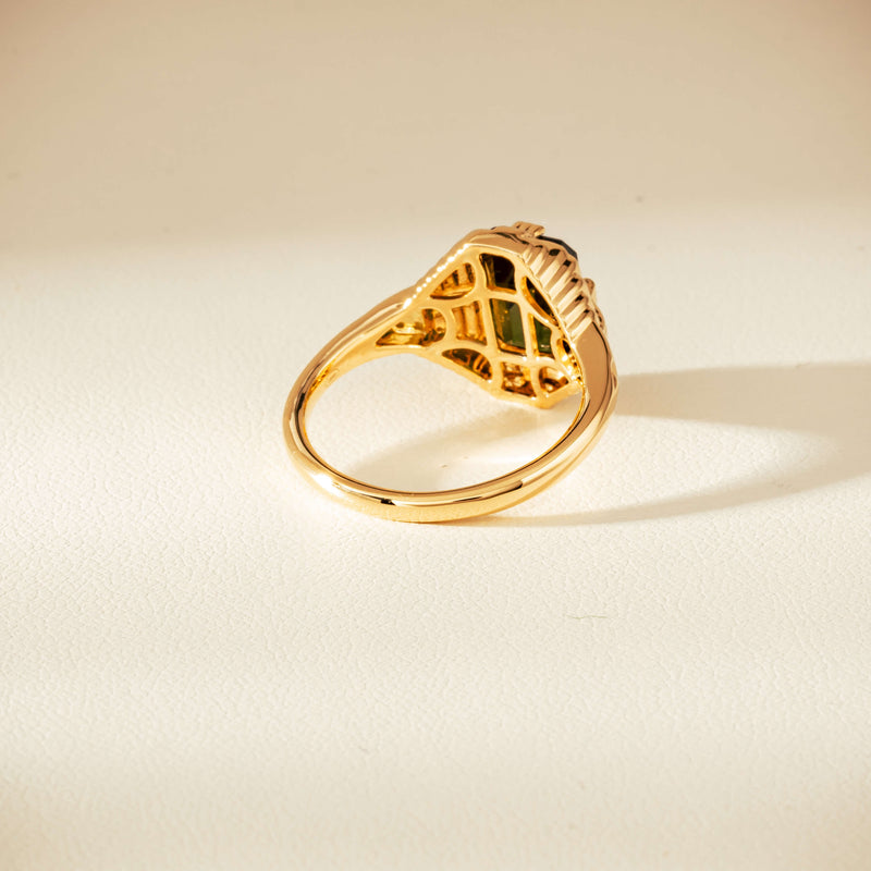 14ct Yellow Gold 2.38ct Tourmaline Nile Ring - Ring - Walker & Hall