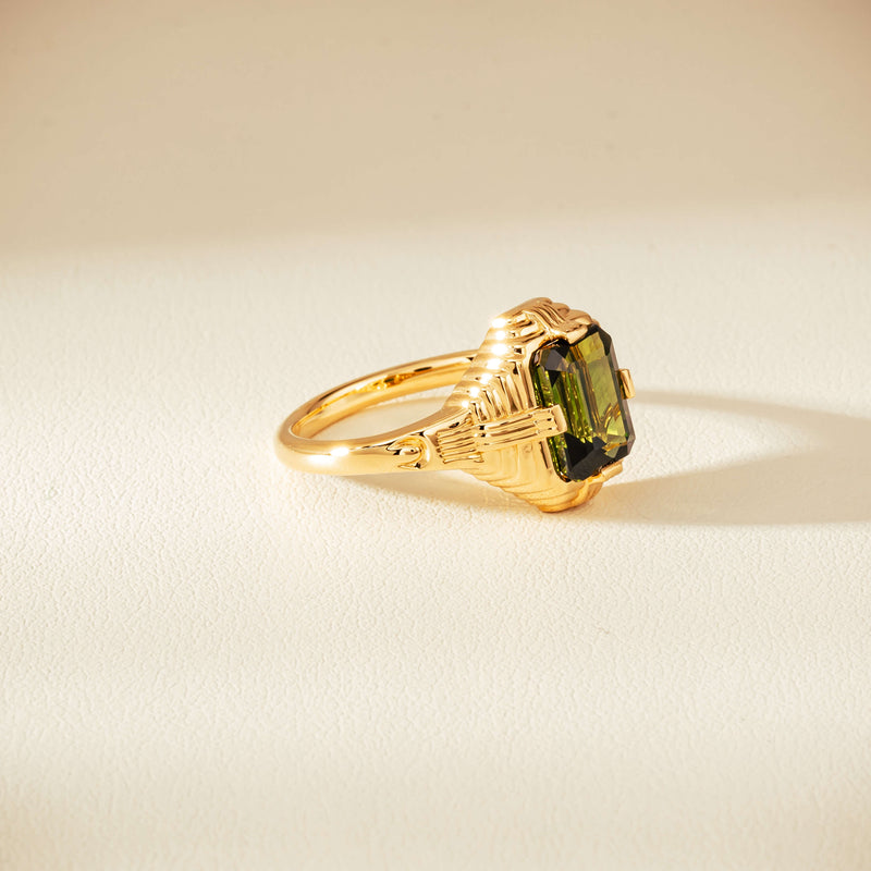 14ct Yellow Gold 2.38ct Tourmaline Nile Ring - Ring - Walker & Hall