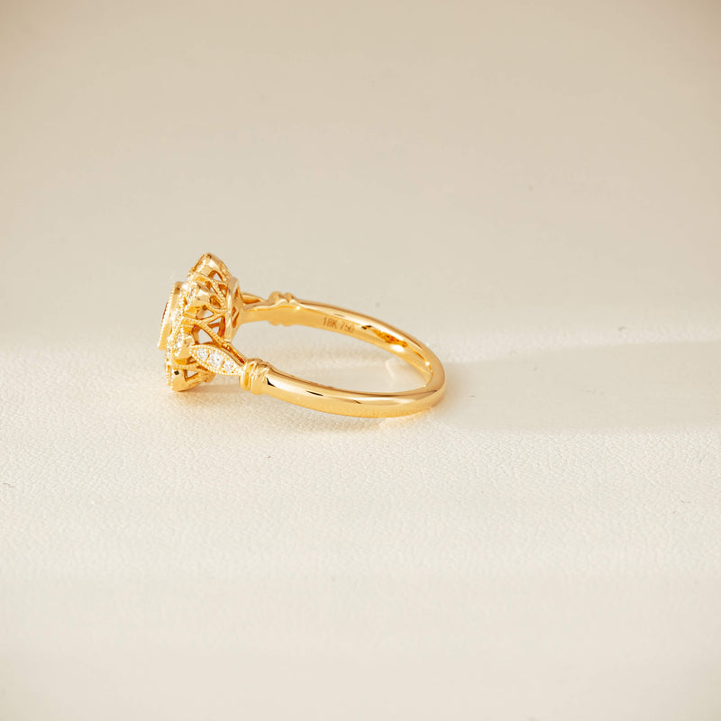 18ct Yellow Gold .47ct Ruby Mayfair Ring - Ring - Walker & Hall