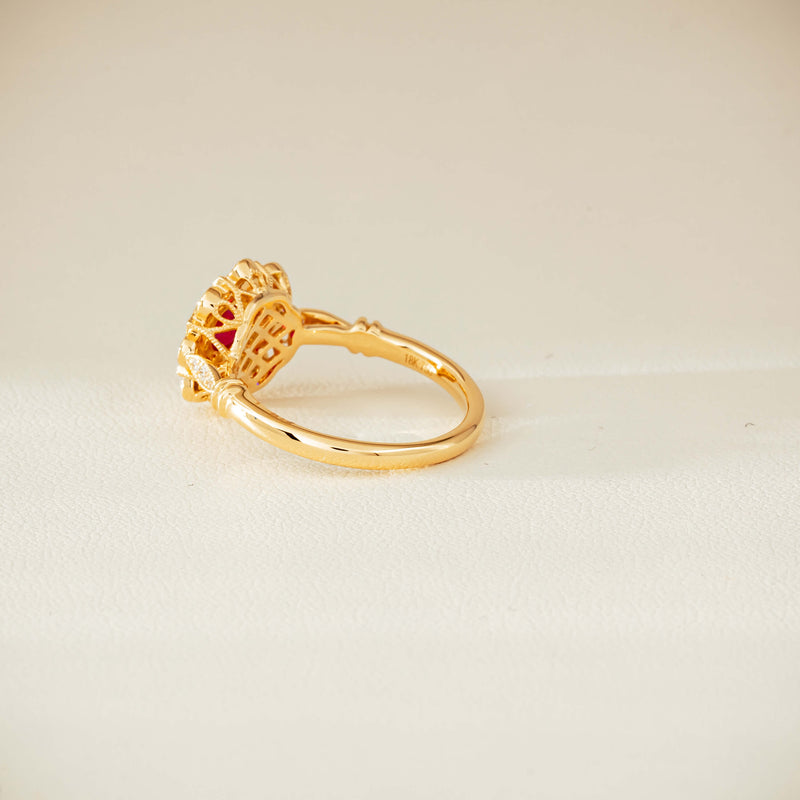 18ct Yellow Gold .47ct Ruby Mayfair Ring - Ring - Walker & Hall