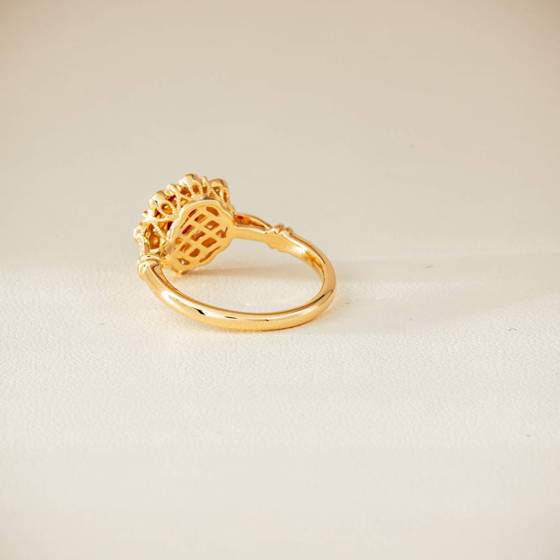 18ct Yellow Gold .47ct Ruby Mayfair Ring - Ring - Walker & Hall