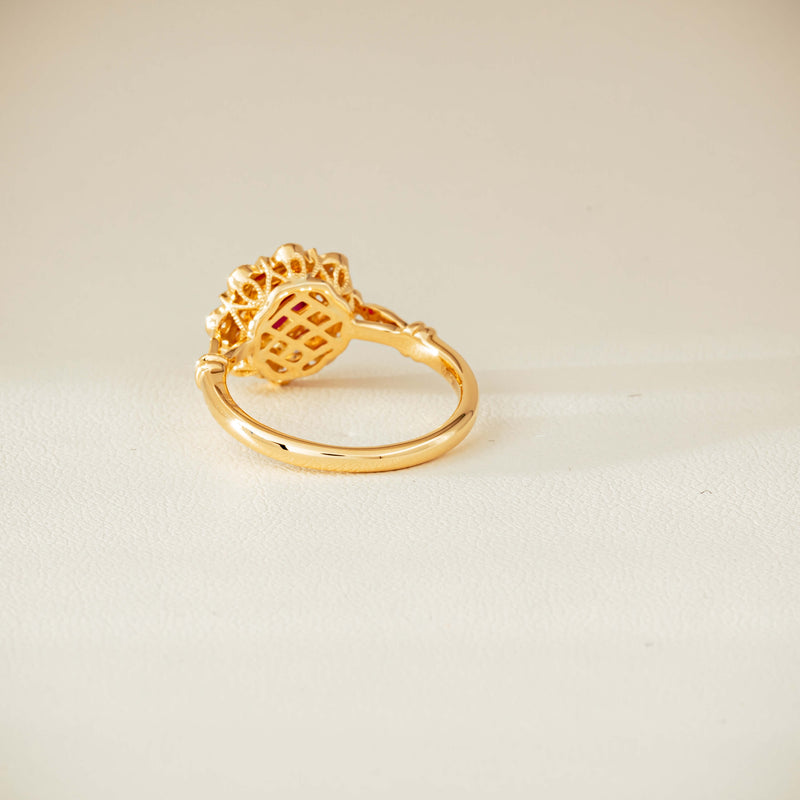 18ct Yellow Gold .47ct Ruby Mayfair Ring - Ring - Walker & Hall