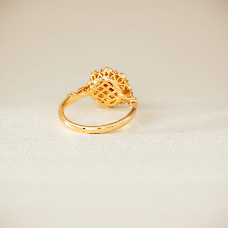18ct Yellow Gold .47ct Ruby Mayfair Ring - Ring - Walker & Hall