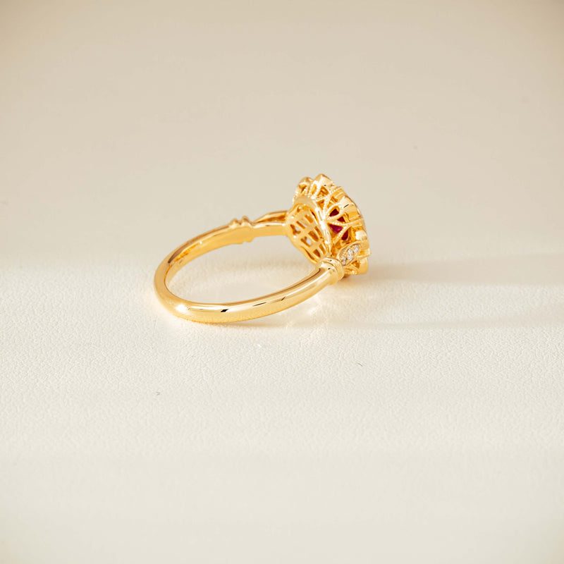 18ct Yellow Gold .47ct Ruby Mayfair Ring - Ring - Walker & Hall