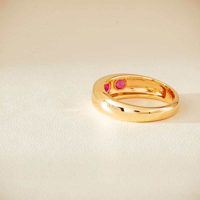 18ct Yellow Gold .63ct Ruby Kylie Ring - Ring - Walker & Hall
