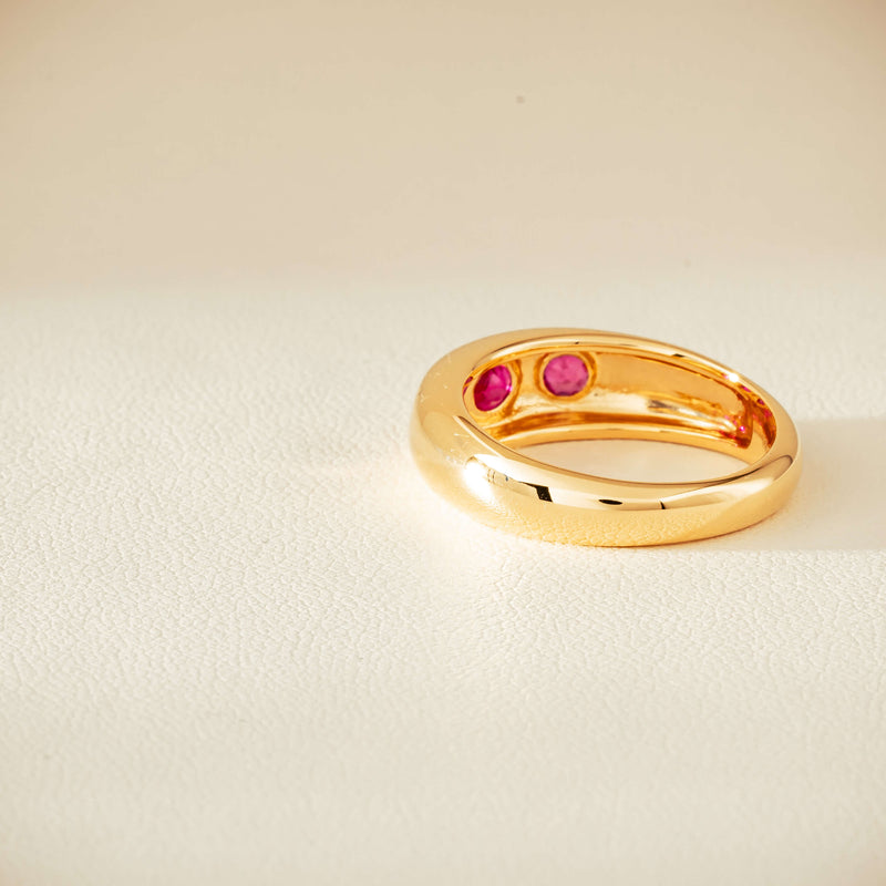 18ct Yellow Gold .63ct Ruby Kylie Ring - Ring - Walker & Hall