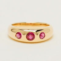 18ct Yellow Gold .63ct Ruby Kylie Ring - Ring - Walker & Hall