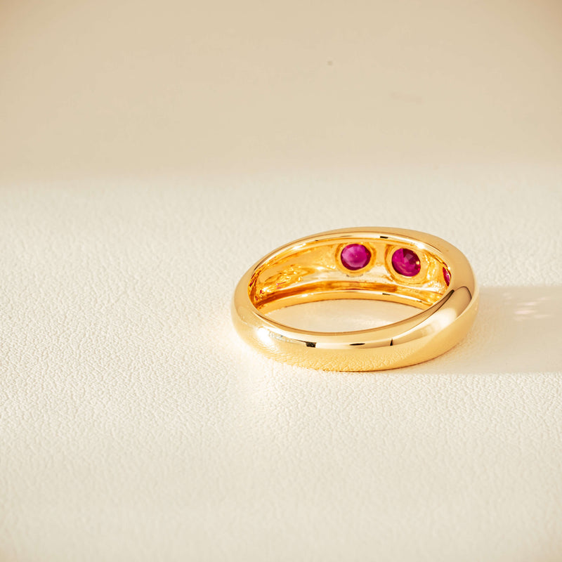 18ct Yellow Gold .63ct Ruby Kylie Ring - Ring - Walker & Hall