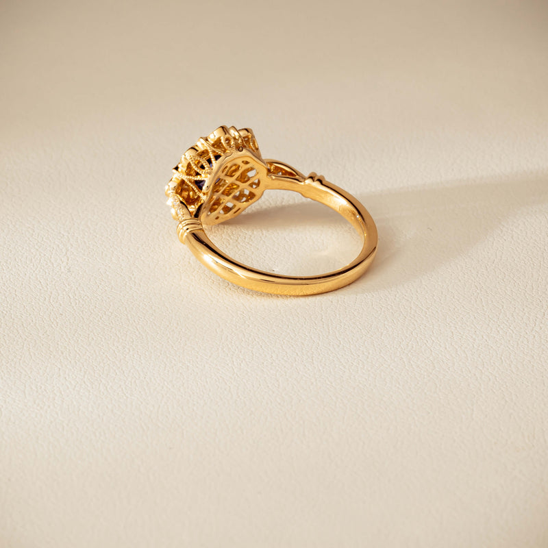 18ct Yellow Gold .69ct Sapphire Mayfair Ring - Ring - Walker & Hall