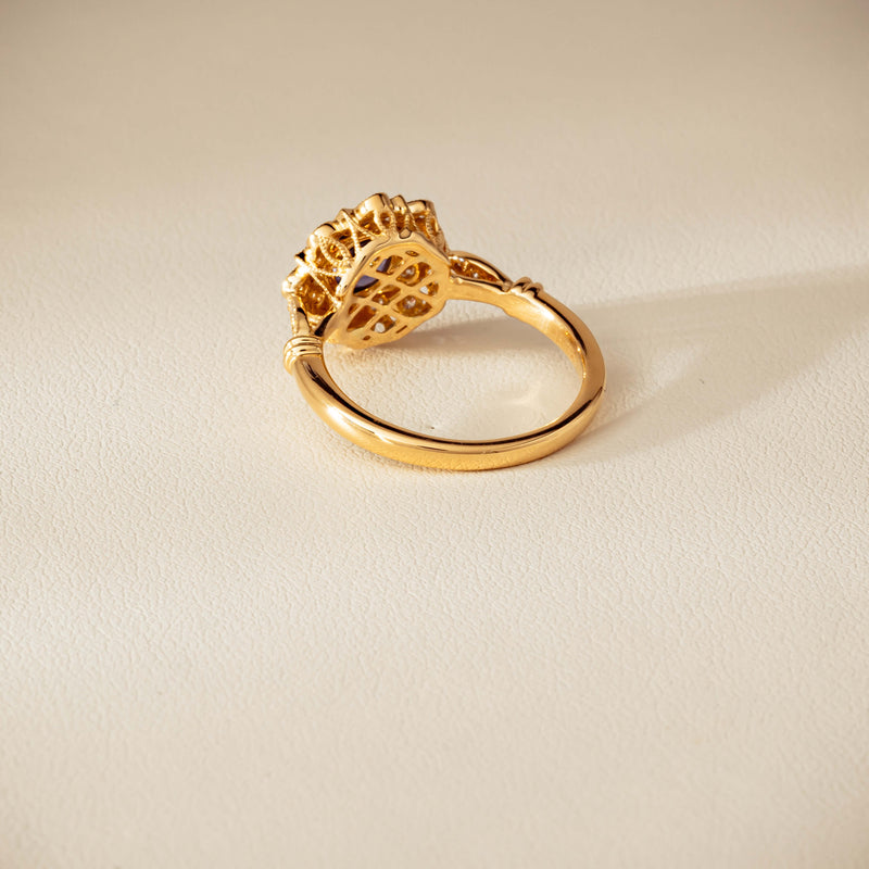 18ct Yellow Gold .69ct Sapphire Mayfair Ring - Ring - Walker & Hall