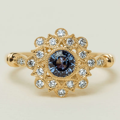 18ct Yellow Gold .69ct Sapphire Mayfair Ring - Ring - Walker & Hall