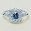 18ct White Gold .61ct Sapphire Mayfair Ring - Ring - Walker & Hall