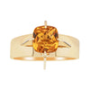 Vintage 9ct Yellow Gold Citrine Ring - Ring - Walker & Hall