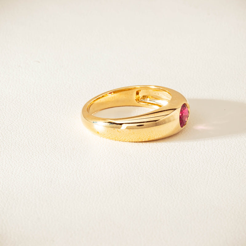 9ct Yellow Gold .57ct Pink Sapphire Kylie Ring - Ring - Walker & Hall