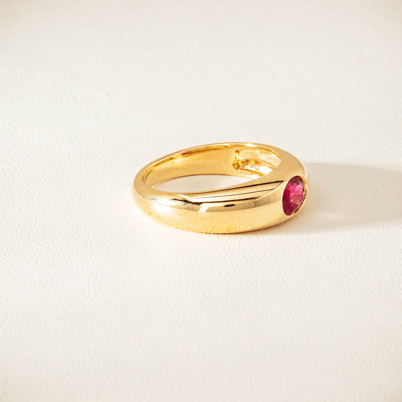 9ct Yellow Gold .57ct Pink Sapphire Kylie Ring - Ring - Walker & Hall