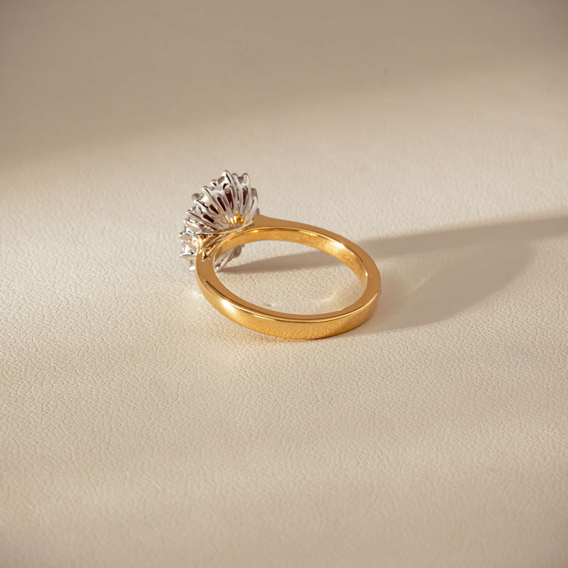 18ct Yellow Gold 1.44ct Ruby & Diamond Belle Ring - Ring - Walker & Hall