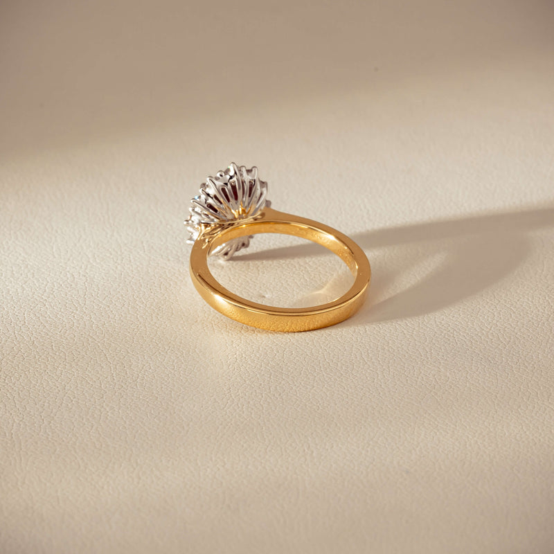 18ct Yellow Gold 1.44ct Ruby & Diamond Belle Ring - Ring - Walker & Hall