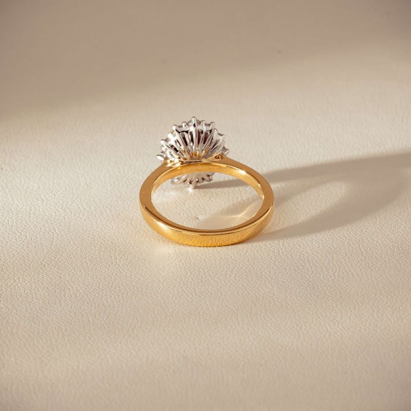 18ct Yellow Gold 1.44ct Ruby & Diamond Belle Ring - Ring - Walker & Hall